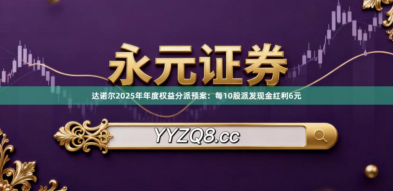 达诺尔2025年年度权益分派预案：每10股派发现金红利6元